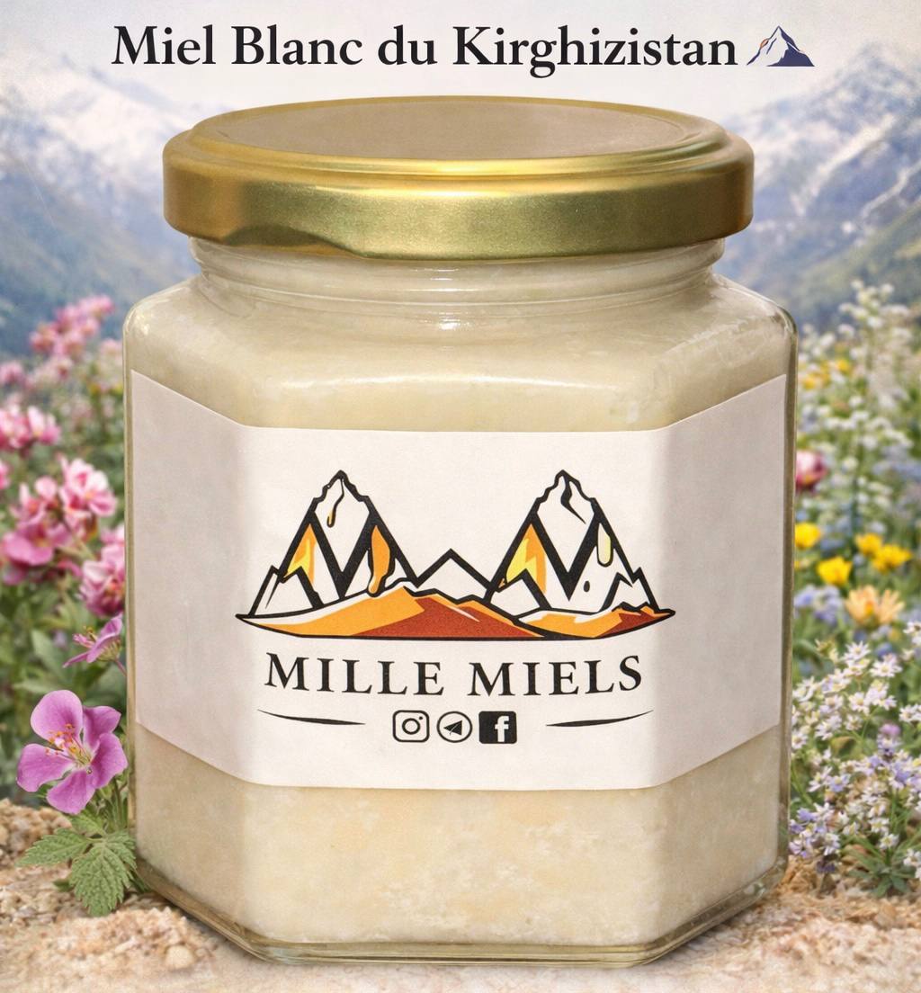 Miel Blanc du Kirghizistan 🏔️